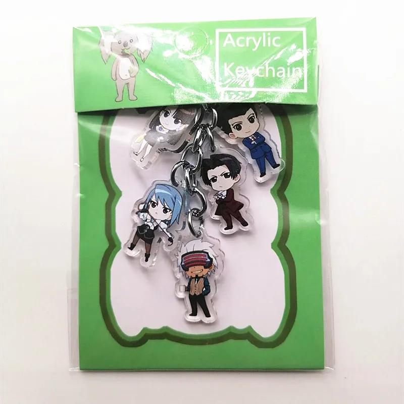 Anime Acrylic Keychain Ace Attorney Two Side Print Car Key Chain Cartoon Figure Holder Best Friend Keyring Gift
Anime Acrylic Keychain Ace Attorney Two Side Print Car Key Chain Cartoon Figure Holder Best Friend Keyring Gift