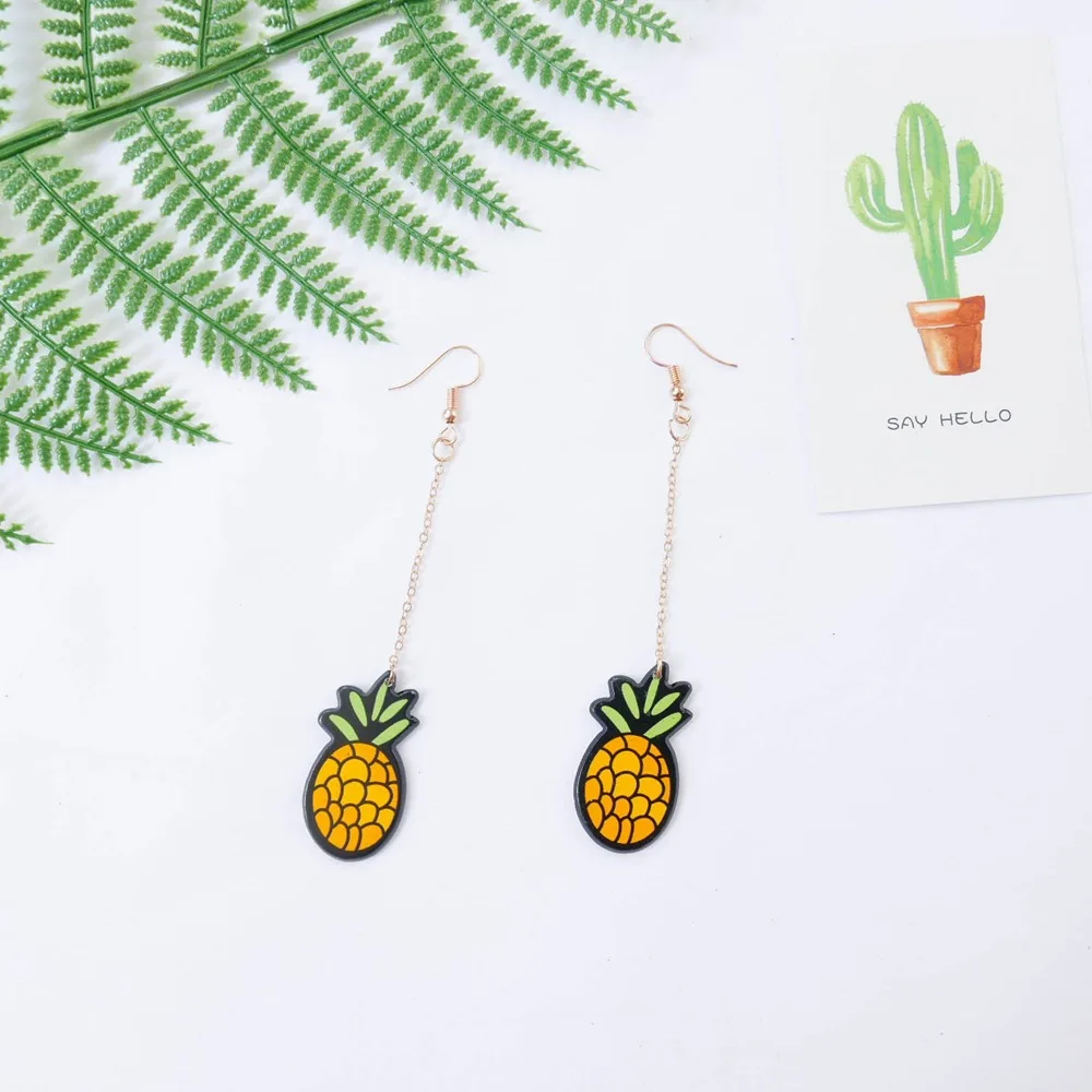 Creative fruit long ladies' fun earrings with small fragrance fashion cute goth rhinestone new earrings trendy 2020
Creative fruit long ladies' fun earrings with small fragrance fashion cute goth rhinestone new earrings trendy 2020