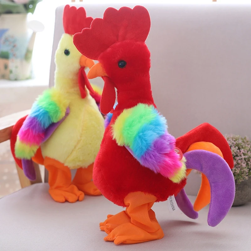 Robot Chicken Pet Toys Electronic Screaming Rooster Electric Funny Dance Sing Soft Plush Toy Music Animal for Kids Gift Dropship
Robot Chicken Pet Toys Electronic Screaming Rooster Electric Funny Dance Sing Soft Plush Toy Music Animal for Kids Gift Dropship