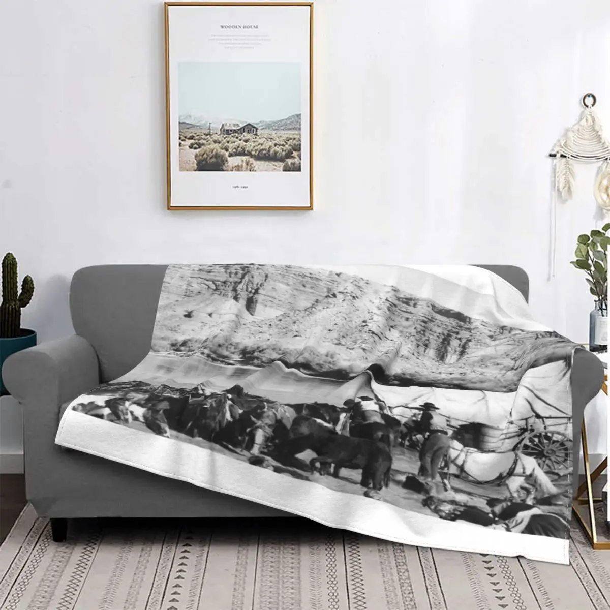 

Wagon Master John Ford-Manta Vintage, colcha a cuadros para cama, toalla de playa Kawaii, toalla de playa de lujo