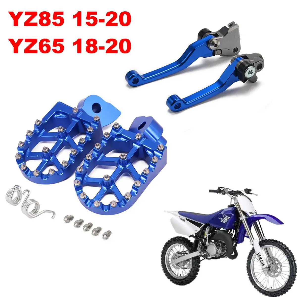 Motorcycle Foot Pegs Footrests Footpegs Brake Clutch Lever Set For YAMAHA YZ85 2015 2016 2017-2020 YZ65 2018 2019 2020 YZ 85
Motorcycle Foot Pegs Footrests Footpegs Brake Clutch Lever Set For YAMAHA YZ85 2015 2016 2017-2020 YZ65 2018 2019 2020 YZ 85