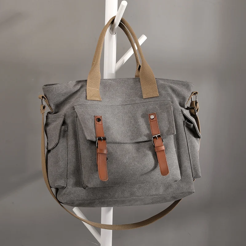 Canvas Woman Handbags Large Capacity Casual Lady Shoulder Bags Girls Crossbody Pack Vintage Solid Color Ladies Totes 
Canvas Woman Handbags Large Capacity Casual Lady Shoulder Bags Girls Crossbody Pack Vintage Solid Color Ladies Totes