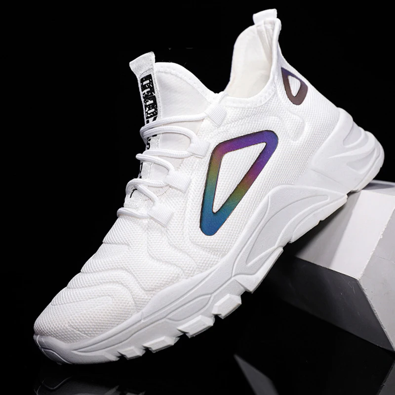 Hot Men's Sneakers Flying Weave Non-slip Breathable Sports Shoes Comfortable Outdoor Running Shoes Men Athletic Shoes Zapatillas 
Hot Men's Sneakers Flying Weave Non-slip Breathable Sports Shoes Comfortable Outdoor Running Shoes Men Athletic Shoes Zapatillas