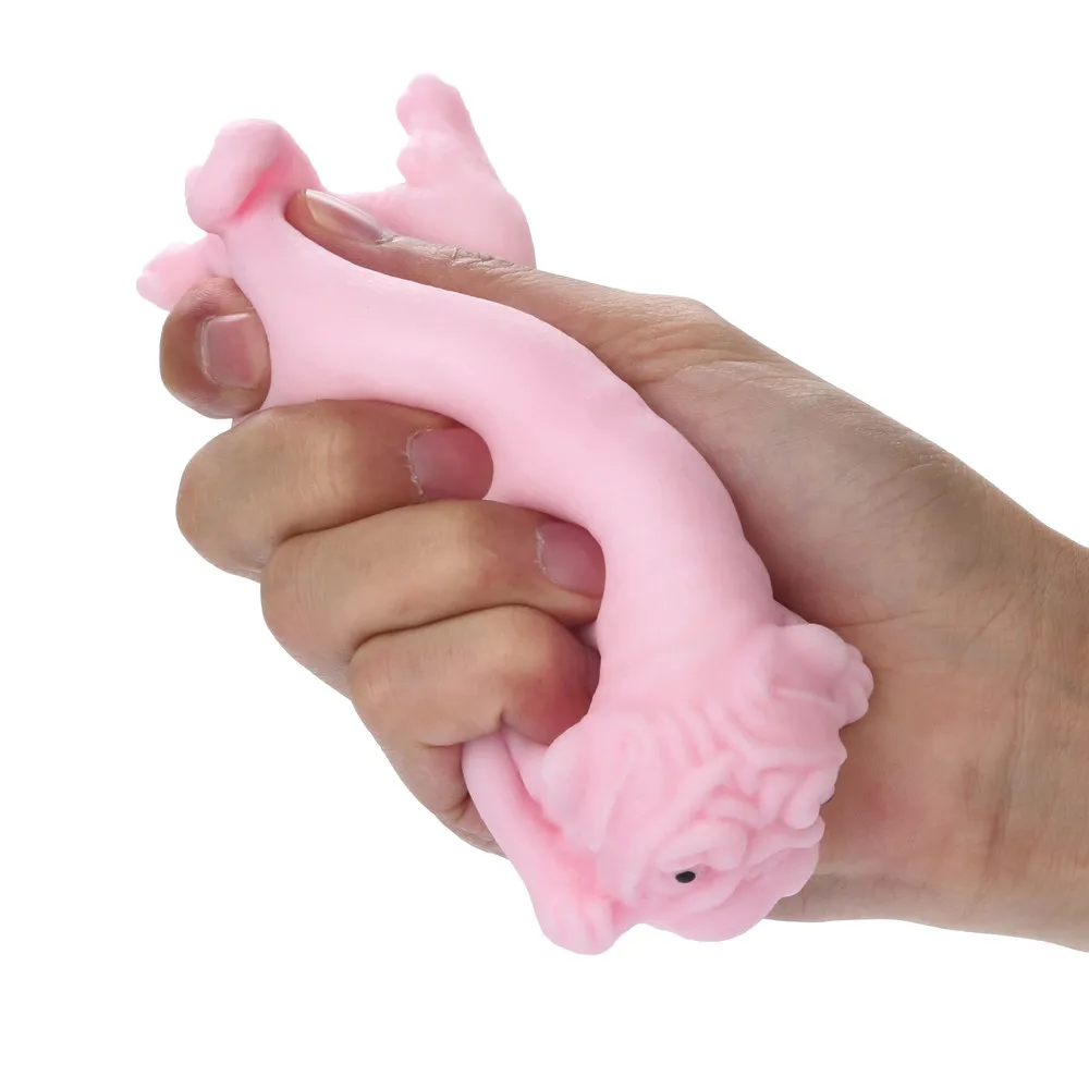 Squishyies Mochi Pug щенок Сжимаемый Забавный кавайный снятие стресса игрушки подарки