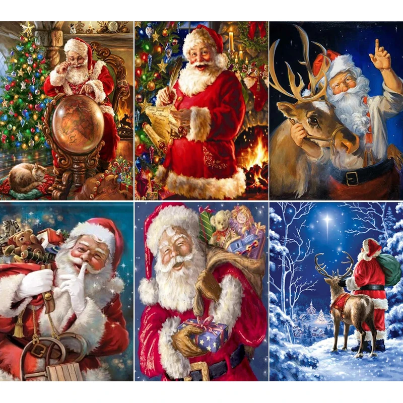 5d Diamond Painting Custom Photo Christmas Santa Claus Scenery Diamond Mosaic Cross Stitch Full Drill Square Wall Decor Gift
5d Diamond Painting Custom Photo Christmas Santa Claus Scenery Diamond Mosaic Cross Stitch Full Drill Square Wall Decor Gift