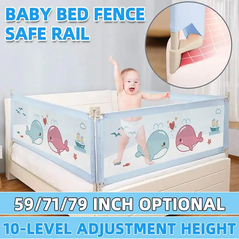 

Baby Playpen Bed Safety Rails for Babies Children Fences Fence Baby Safety Gate Crib Barrier for Bed Kids for Newborns Infants