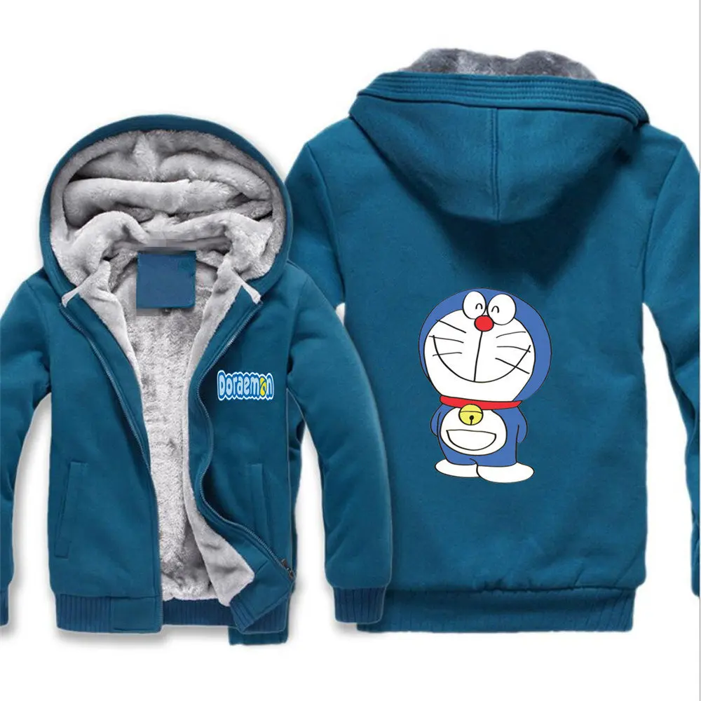 Japan anime Doraemon jacket men Thick Hooded Coat Zipper Sweatshirts Costume Clothes coat winter Hoodie
Japan anime Doraemon jacket men Thick Hooded Coat Zipper Sweatshirts Costume Clothes coat winter Hoodie