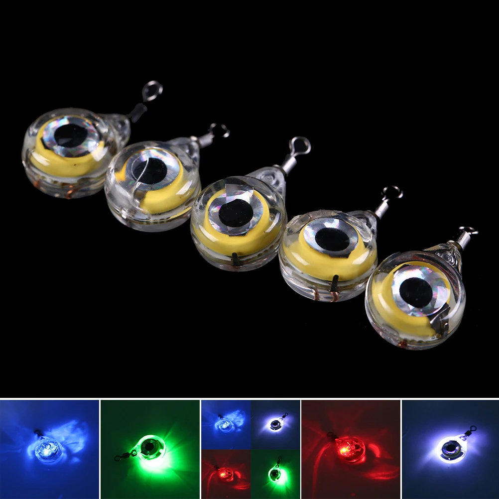 5PCS LED Flashing Fishing Light Squid Bait Lures Fishing Pesca Lure Underwater Fish Attraction Lamp Float 5 Colors
5PCS LED Flashing Fishing Light Squid Bait Lures Fishing Pesca Lure Underwater Fish Attraction Lamp Float 5 Colors