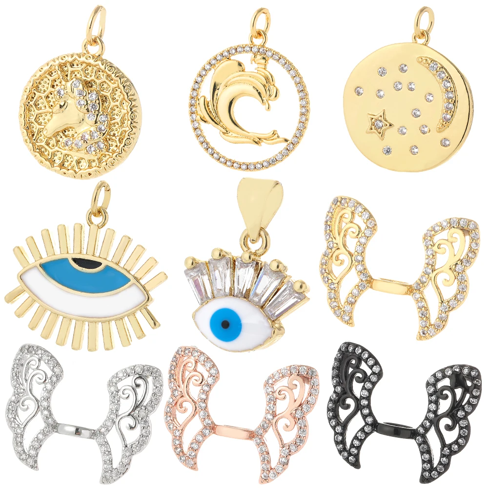 Evil Blue Eye Cute Earring Charms Butterfly Sea Designer Necklace Charms for Jewelry Making Supplies Diy Pendant Copper Resin
Evil Blue Eye Cute Earring Charms Butterfly Sea Designer Necklace Charms for Jewelry Making Supplies Diy Pendant Copper Resin