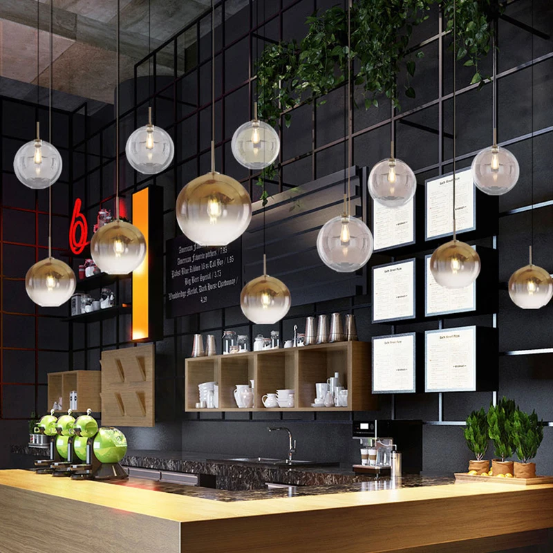 Modern Glass Led Pendant Light Industrial Decor Living Room Bedroom Hang Lamp Loft Restaurant Indoor Decorate Lighting Fixture
Modern Glass Led Pendant Light Industrial Decor Living Room Bedroom Hang Lamp Loft Restaurant Indoor Decorate Lighting Fixture