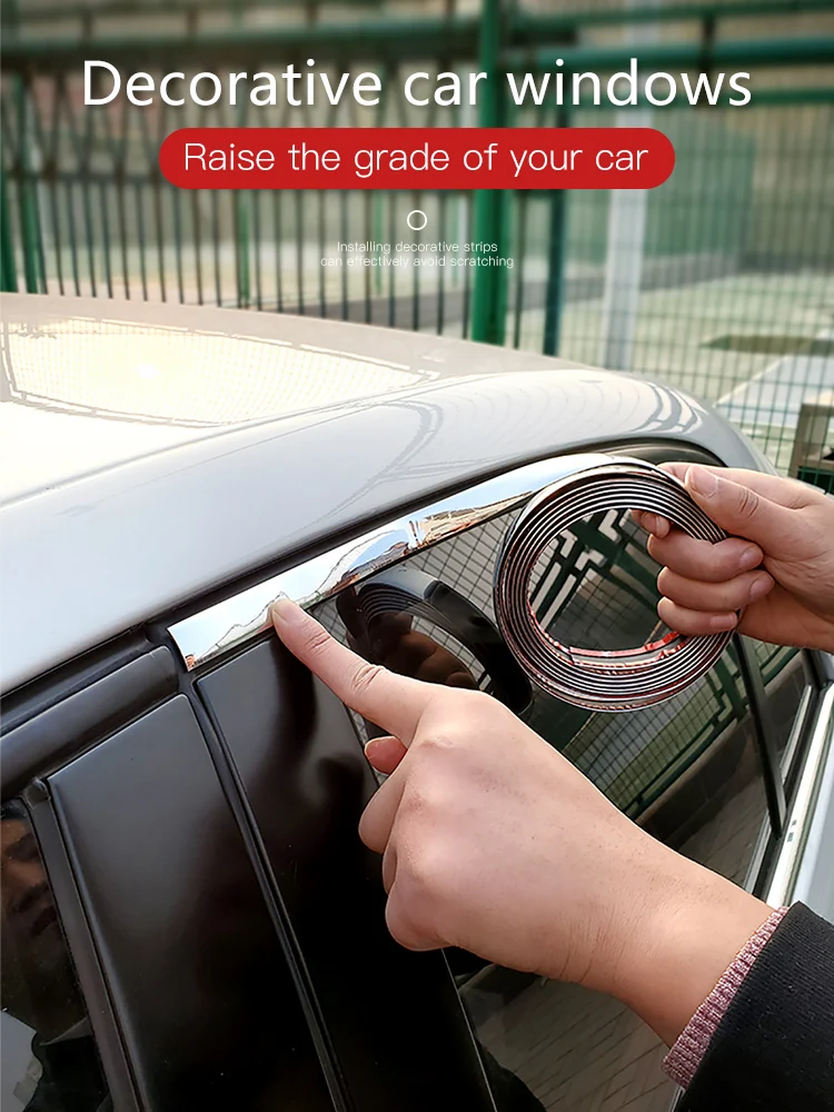 6M Car Bumper Chrome-Plated Silver Decorative Strip Thickened PVC Material To Prevent Body Scratches Decorate Car Accessory
6M Car Bumper Chrome-Plated Silver Decorative Strip Thickened PVC Material To Prevent Body Scratches Decorate Car Accessory
