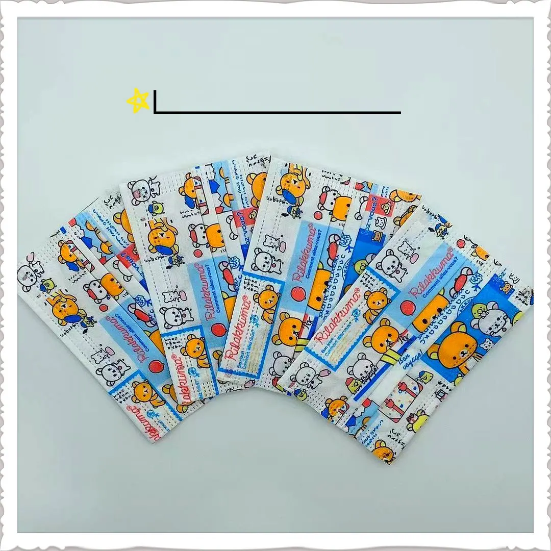 50PCs Cute Bear Face Mask New Fashion Kids Adult Disposable 3-Layer Filter Mask Comfortable Child Cotton Mascarillas Mouth Mask
50PCs Cute Bear Face Mask New Fashion Kids Adult Disposable 3-Layer Filter Mask Comfortable Child Cotton Mascarillas Mouth Mask