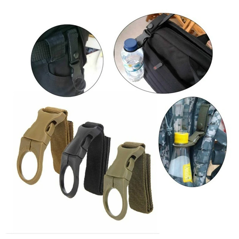 Outdoor Military Nylon Webbing Buckle Hook Water Bottle Holder Clip Climb Carabiner Belt Backpack Hanger Camp Outdoor Tools
Outdoor Military Nylon Webbing Buckle Hook Water Bottle Holder Clip Climb Carabiner Belt Backpack Hanger Camp Outdoor Tools