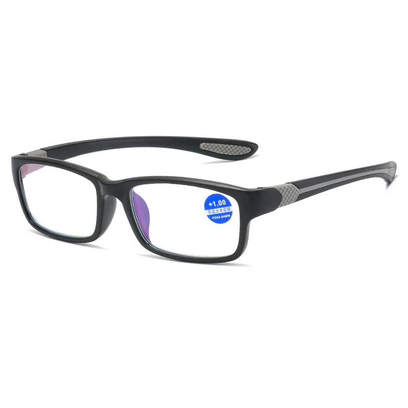 

Очки для чтения для мужчин и женщин, мужские спортивные очки с защитой от синего света, черная, красная оправа TR90, очки для дальнозоркости с д...