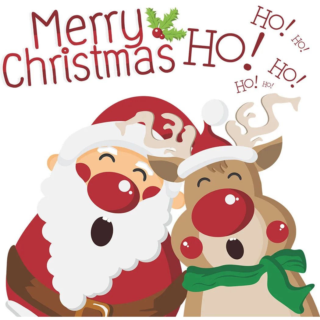 1pc 48 X 47cm Christmas Wall Stickers Santa Claus DIY Removable Decal For Xmas Decorations PVC Home Decoration Stickers & Poster
1pc 48 X 47cm Christmas Wall Stickers Santa Claus DIY Removable Decal For Xmas Decorations PVC Home Decoration Stickers & Poster