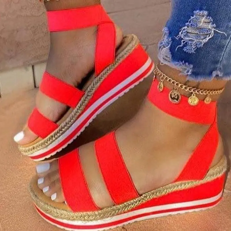 Women Sandals Ankle Strap Hemp Sole Platform Wedges Mid Heels Peep Toe Fashion Casual Summer 2020 Ladies Shoes Zapatos De Mujer
Women Sandals Ankle Strap Hemp Sole Platform Wedges Mid Heels Peep Toe Fashion Casual Summer 2020 Ladies Shoes Zapatos De Mujer