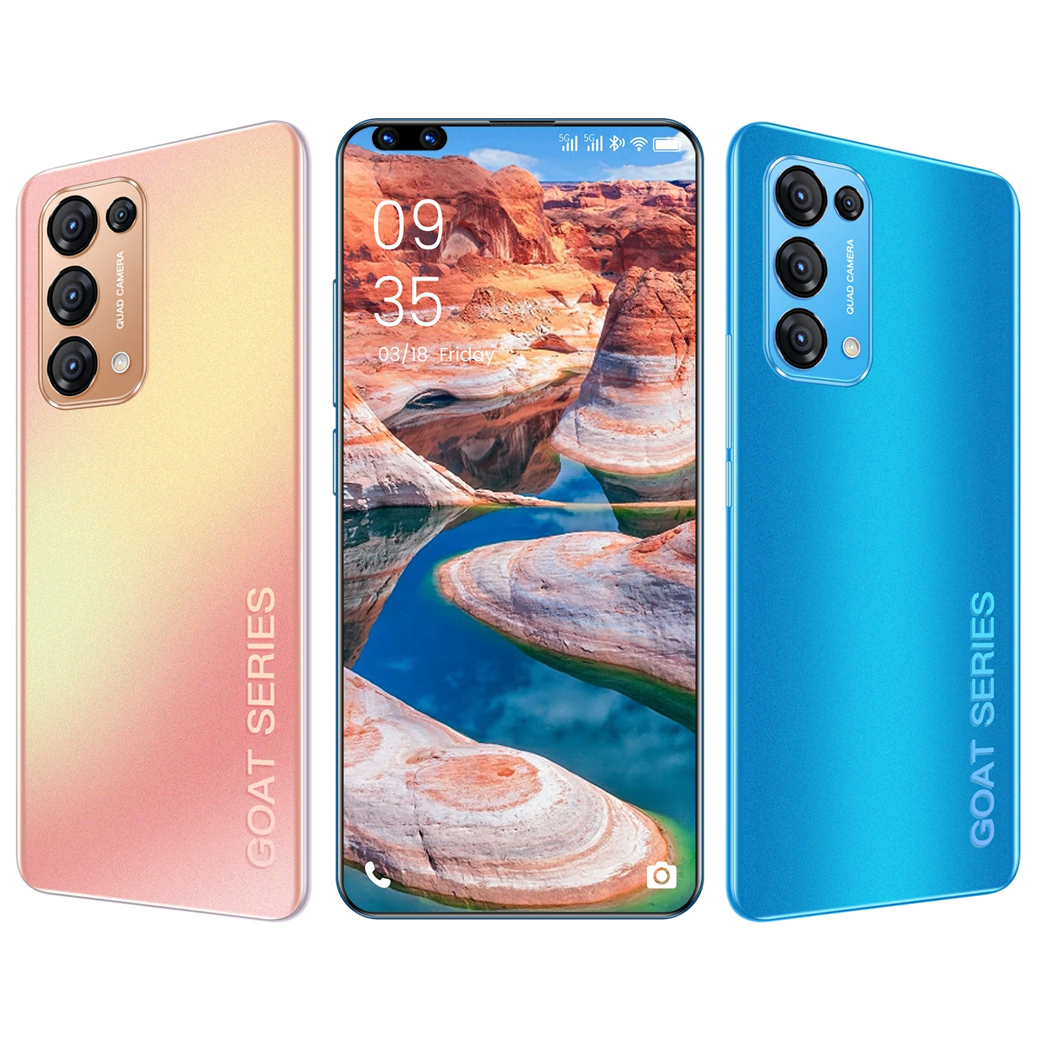 2021 Global Version Smartphone Reno5Pro 7.3Inch Left Digging Screen 8+128G 10Core 16+28MP Android 10 MTK679 5000mAH
2021 Global Version Smartphone Reno5Pro 7.3Inch Left Digging Screen 8+128G 10Core 16+28MP Android 10 MTK679 5000mAH