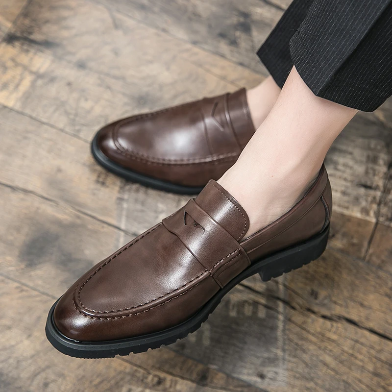 Plus size 38-48 men's dress shoes PU leather latest fashion low heel leisure business fashion wedding shoes zapatillas hombre J1
Plus size 38-48 men's dress shoes PU leather latest fashion low heel leisure business fashion wedding shoes zapatillas hombre J1