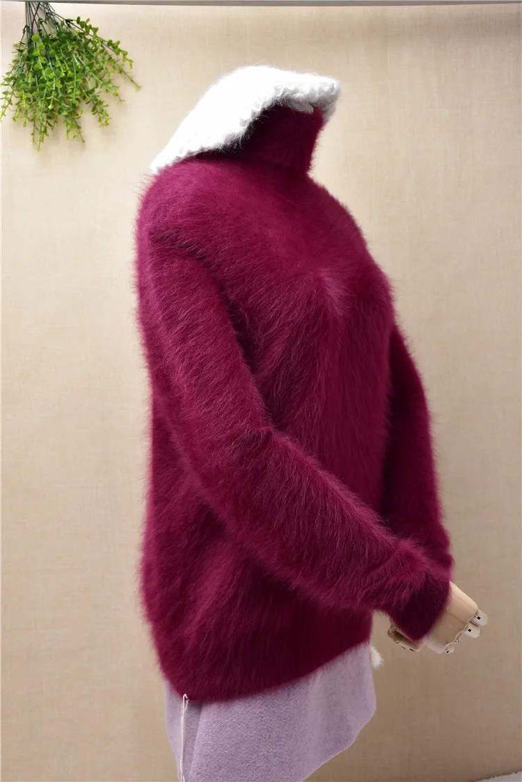 G4 ladies women fashion hairy fuzzy mink cashmere turtleneck loose long sleeve pullover jumper sweater winter autumn pull blouse
G4 ladies women fashion hairy fuzzy mink cashmere turtleneck loose long sleeve pullover jumper sweater winter autumn pull blouse