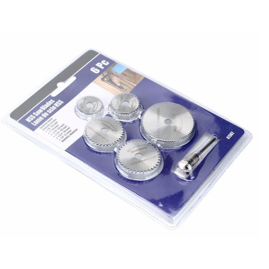 7pcs set Mini HSS Circular Saw Blade Rotary Tool For Dremel Metal Cutter Power Tool Set Wood Cutting Discs Drill Mandrel Cutoff
7pcs set Mini HSS Circular Saw Blade Rotary Tool For Dremel Metal Cutter Power Tool Set Wood Cutting Discs Drill Mandrel Cutoff