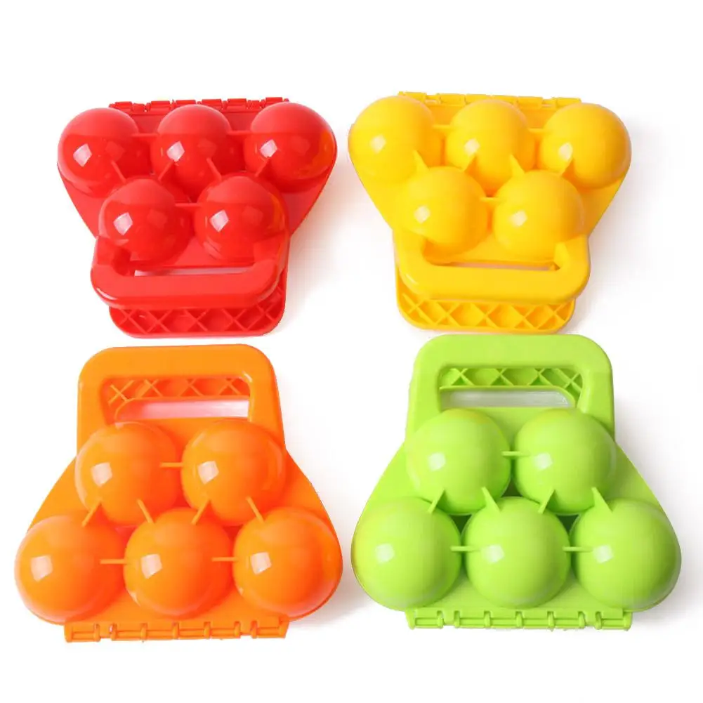 5 Snowballs Maker Clip Children Outdoor Sports Winter Beach Sand Mold Tool Random color brinquedo dropshipping игрушки для детей
5 Snowballs Maker Clip Children Outdoor Sports Winter Beach Sand Mold Tool Random color brinquedo dropshipping игрушки для детей
