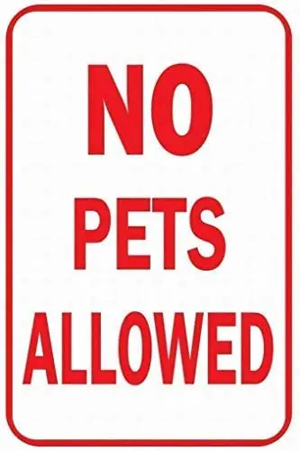 Nonbrand Metal Tin Sign,8" x 12",No Pets Allowed Safety Iron Poster Beer Decoration Crafts Retro Sign Metal Sign Wall Decor
Nonbrand Metal Tin Sign,8" x 12",No Pets Allowed Safety Iron Poster Beer Decoration Crafts Retro Sign Metal Sign Wall Decor