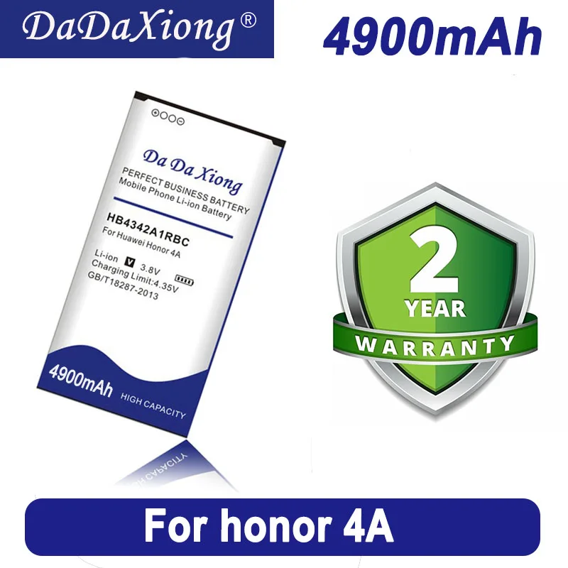 Оригинальный аккумулятор DaDaXiong 4900 мАч HB4342A1RBC для сотового телефона Honor 4A Honor4A SCL-TL00
Оригинальный аккумулятор DaDaXiong 4900 мАч HB4342A1RBC для сотового телефона Honor 4A Honor4A SCL-TL00