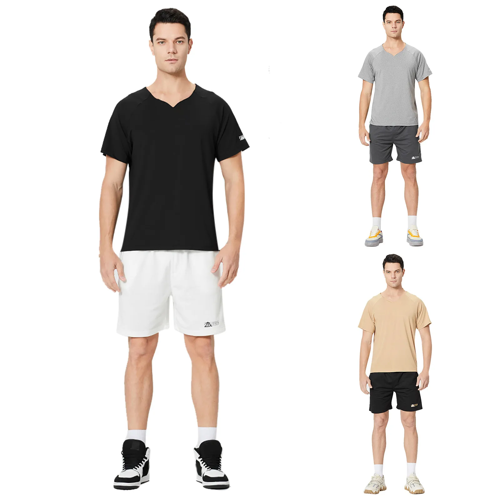 Summer Men'S Short Sleeve Sets Outdoor Leisure Sports Suit Version 2 Piece Running Fitness Quick Dry Set Ropa Deportiva Hombre
Summer Men'S Short Sleeve Sets Outdoor Leisure Sports Suit Version 2 Piece Running Fitness Quick Dry Set Ropa Deportiva Hombre
