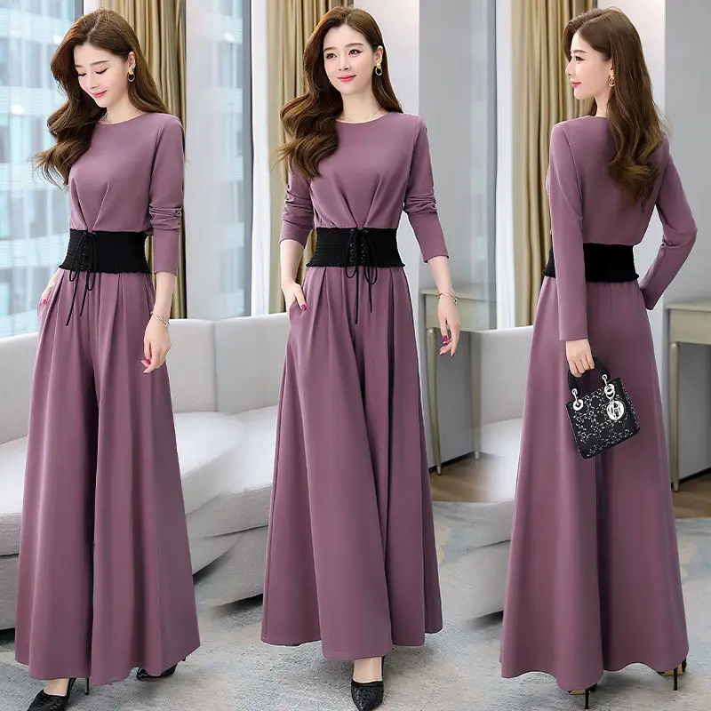 Fashion Two Piece Set Ladies Elegant Solid Suit Women's Clothing Spring Summer New Wide Leg Crop Top and Long Pants
Fashion Two Piece Set Ladies Elegant Solid Suit Women's Clothing Spring Summer New Wide Leg Crop Top and Long Pants