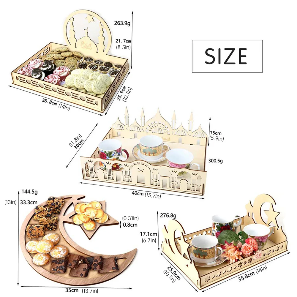 Eid Mubarak Wooden Food Tray Wooden Pendant Ramadan Kareem Decor Islam Muslim Party Decor For Kareem Ramadan 
Eid Mubarak Wooden Food Tray Wooden Pendant Ramadan Kareem Decor Islam Muslim Party Decor For Kareem Ramadan