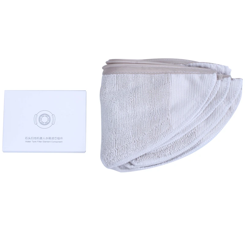 for Xiaomi Roborock Robot S50 S51 Vacuum Cleaner Spare Parts Kits Mop Cloths water tank filter | Электроника