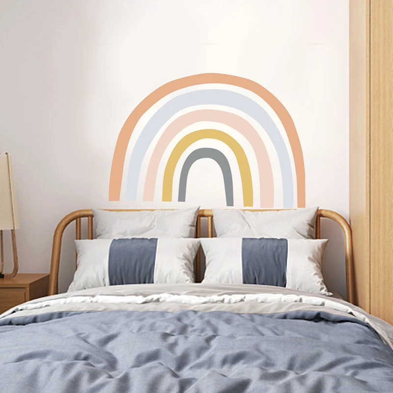 Trendy Bohemia Pink Rainbow Removable Wall Decals Nursery Art Stickers Wallpaper Posters Girls Bedroom Gift Easy Use Home Decor
Trendy Bohemia Pink Rainbow Removable Wall Decals Nursery Art Stickers Wallpaper Posters Girls Bedroom Gift Easy Use Home Decor