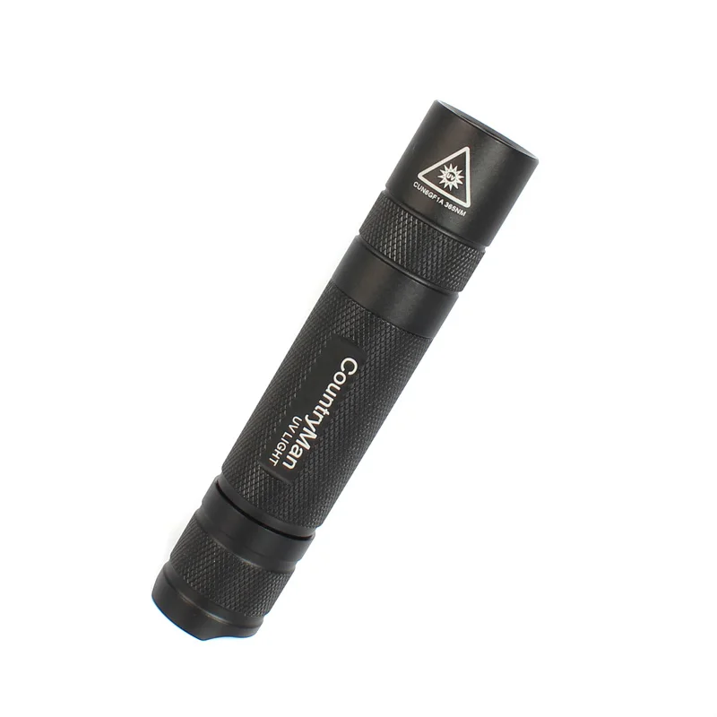 CountryMan 5W UV 365nm Led flashlight Violet Lamp Uv fluorescent lamp Anti-counterfeiting detection lamp Industrial inspection
CountryMan 5W UV 365nm Led flashlight Violet Lamp Uv fluorescent lamp Anti-counterfeiting detection lamp Industrial inspection