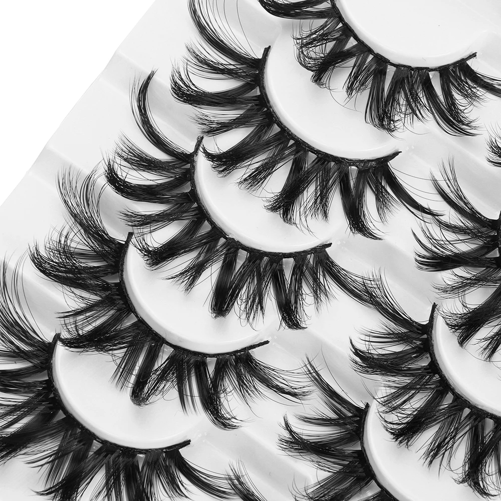 Women Multilayered Effect False Eyelashes 3D Mink Long Natural Wispies Fluffy Eyelashes Extension Cruelty-free Eye Makeup Tools
Women Multilayered Effect False Eyelashes 3D Mink Long Natural Wispies Fluffy Eyelashes Extension Cruelty-free Eye Makeup Tools
