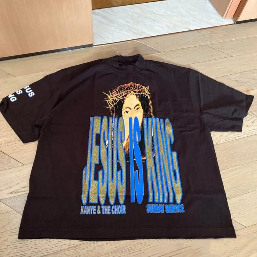 1:1 AWGE Jesus is king T-shirt Kanye West T-shirts Oversize Men Women Sunday Service Shiny Tops Tee
1:1 AWGE Jesus is king T-shirt Kanye West T-shirts Oversize Men Women Sunday Service Shiny Tops Tee