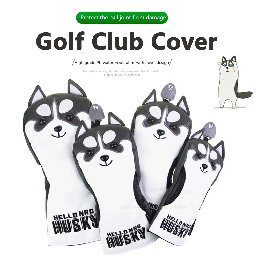 Husky Golf Club Head Protection Covers Waterproof PU Golf Putter Headcover Protector Case Sports Training Equipment Accessories
Husky Golf Club Head Protection Covers Waterproof PU Golf Putter Headcover Protector Case Sports Training Equipment Accessories