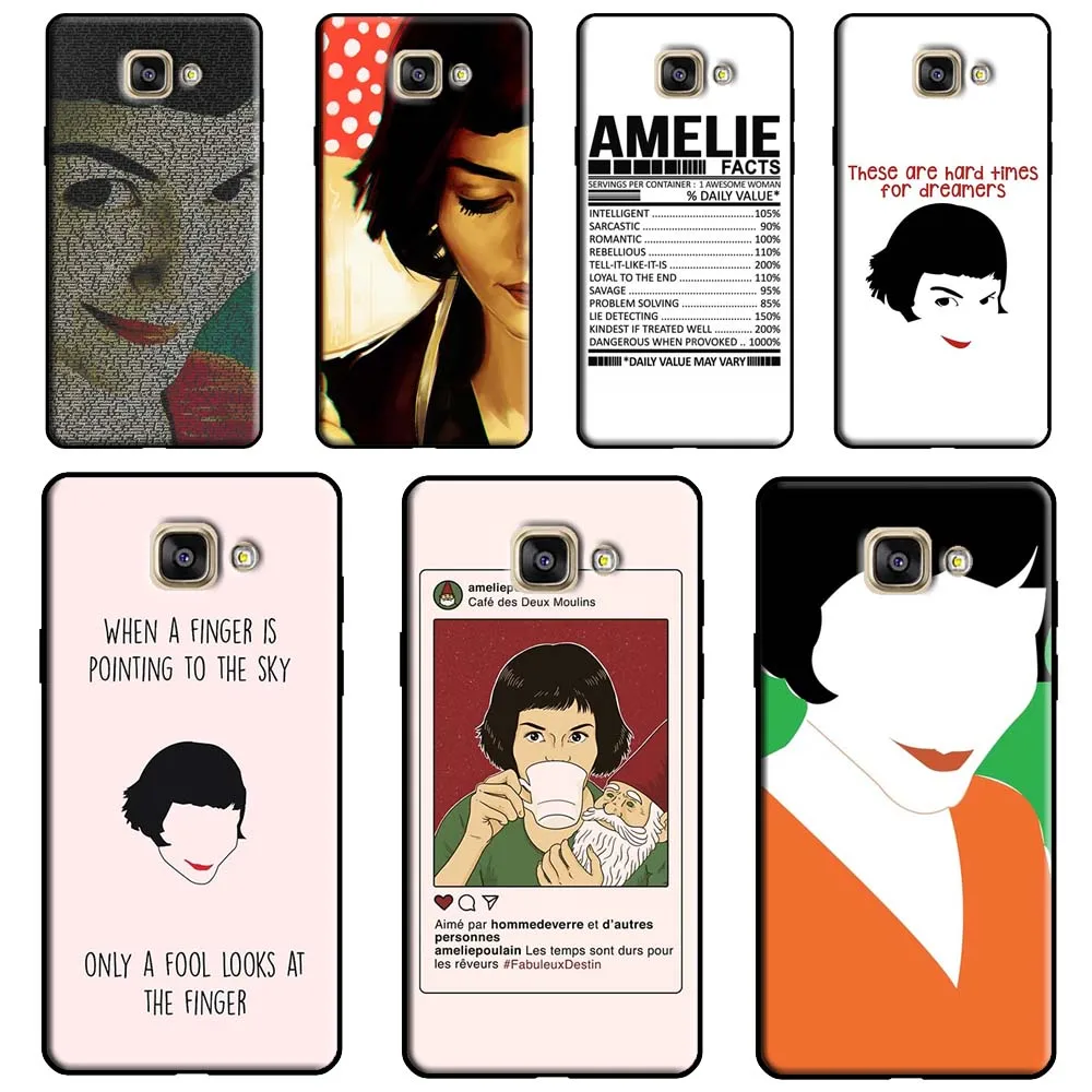 Amelie фильм плакат чехол для Samsung A9 A8 A6 A7 J8 2018 A3 A5 J4 J6 Plus J1 J3 J5 J7 2017 2016 телефона|Бамперы|