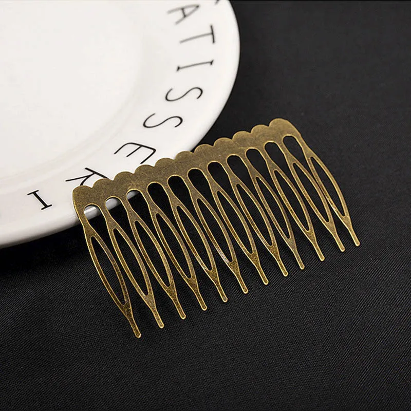 Расческа для волос с зубцами 5/10 металлическая когти-шпильки аксессуары