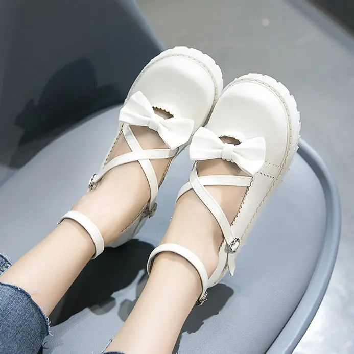 Lolita Shoes Bowknot Japanese Heel Tea Party Anime Cosplay Japanese Sweet Lolita Shoes Round Head Low Heel Lace Kawaii Shoes
Lolita Shoes Bowknot Japanese Heel Tea Party Anime Cosplay Japanese Sweet Lolita Shoes Round Head Low Heel Lace Kawaii Shoes