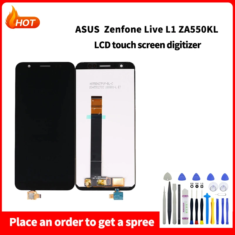 LCD For Asus Zenfone Live L1 ZA550KL LCD Display Touch Screen Digitizer Assembly For Asus Zenfone Screen
LCD For Asus Zenfone Live L1 ZA550KL LCD Display Touch Screen Digitizer Assembly For Asus Zenfone Screen