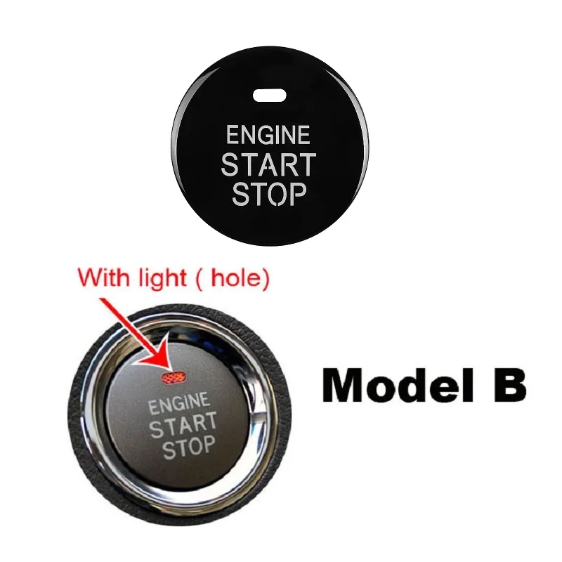 Кнопочные кнопки для запуска и остановки двигателя автомобиля отделка TOYOTA Corolla