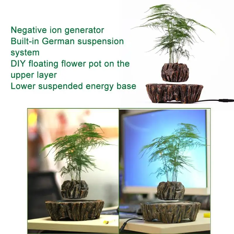 Magnetic Levitation Flower Potted Plant Levitation Desktop Plant Magnetic Invitation Flower Pot Home Office Ornament
Magnetic Levitation Flower Potted Plant Levitation Desktop Plant Magnetic Invitation Flower Pot Home Office Ornament