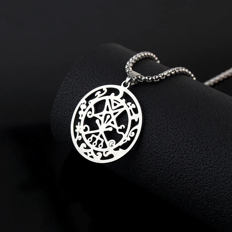 Astaroth Sigil Goetia Stainless Steel Necklace Solomon Demon Seal Satan Sigil Satanique Patch PIN Man's Jewelry Christmas Gift
Astaroth Sigil Goetia Stainless Steel Necklace Solomon Demon Seal Satan Sigil Satanique Patch PIN Man's Jewelry Christmas Gift