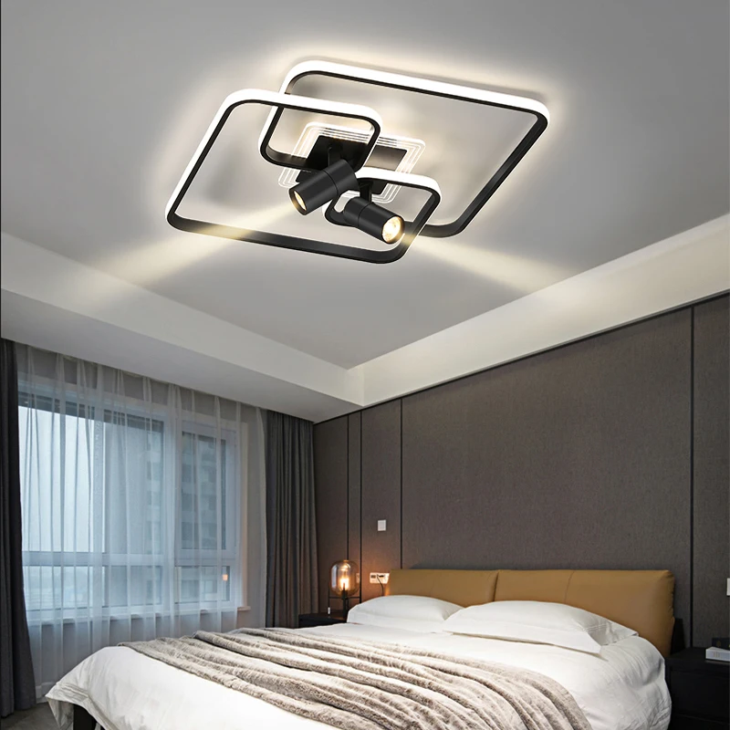 Simple Bedroom Decoration Nordic LED Ceiling Lamp Modern Indoor Fixture With Spotlight Black Gold Lustre Chandeliers Luminaire
Simple Bedroom Decoration Nordic LED Ceiling Lamp Modern Indoor Fixture With Spotlight Black Gold Lustre Chandeliers Luminaire