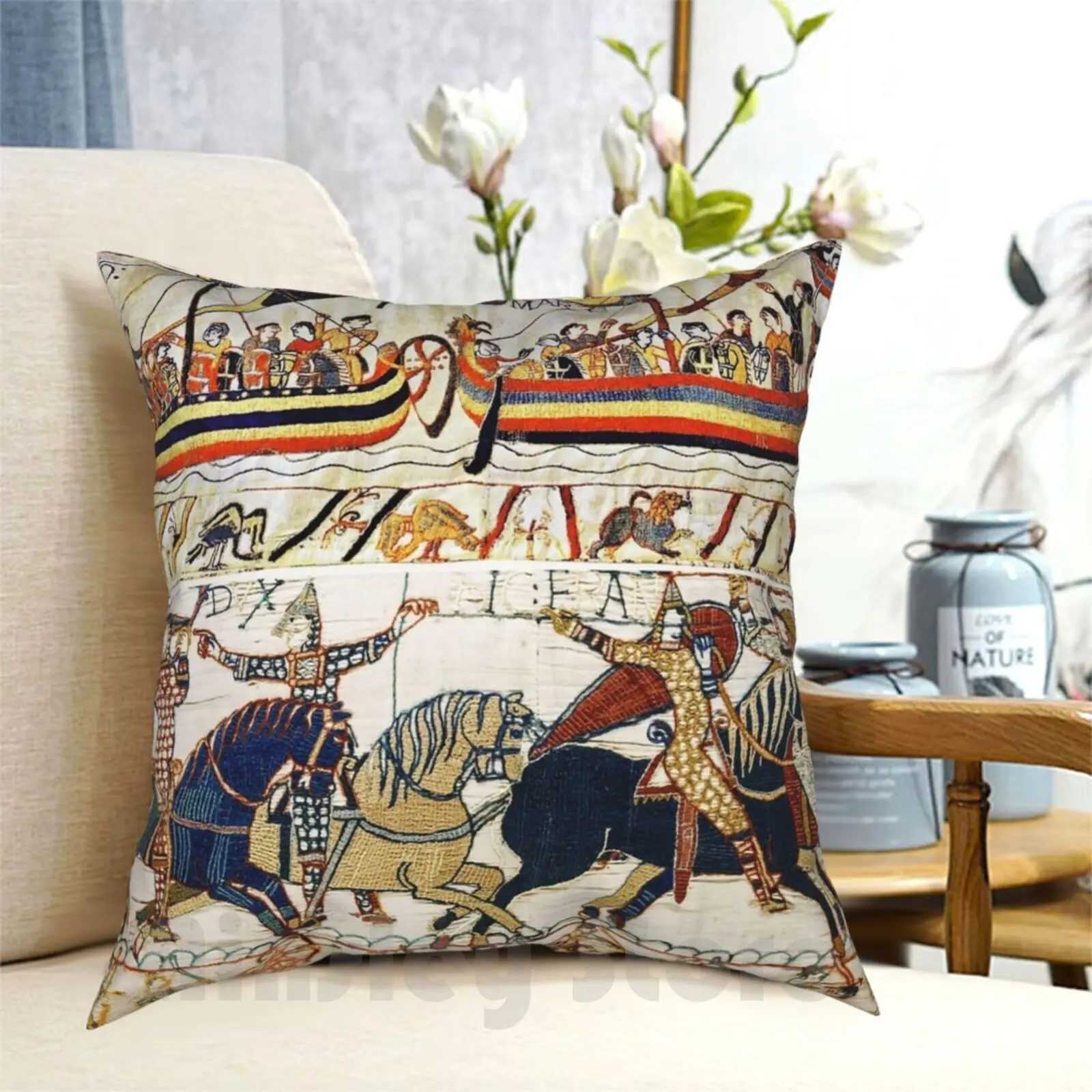 The Bayeux Tapestry , Battle Of Hastings , Norman Knights Horseback , Arhers And Viking Ships Outdoor Hiking Backpack
The Bayeux Tapestry , Battle Of Hastings , Norman Knights Horseback , Arhers And Viking Ships Outdoor Hiking Backpack