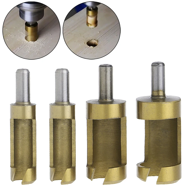 4Pcs 1/4\" Rod Titanium Barrel Plug Drill Cutter Cork Spike Hole Saw Wood Tool
4Pcs 1/4\" Rod Titanium Barrel Plug Drill Cutter Cork Spike Hole Saw Wood Tool