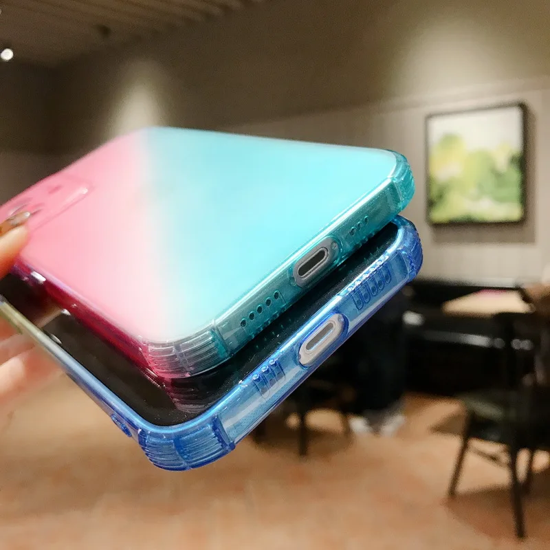 For iPhone 12 11 Pro Max Luxury Gradient Phone Case For iPhone X XR XS Max 7 8 Plus Mini Bumper Shockproof Back Cover Funda 
For iPhone 12 11 Pro Max Luxury Gradient Phone Case For iPhone X XR XS Max 7 8 Plus Mini Bumper Shockproof Back Cover Funda