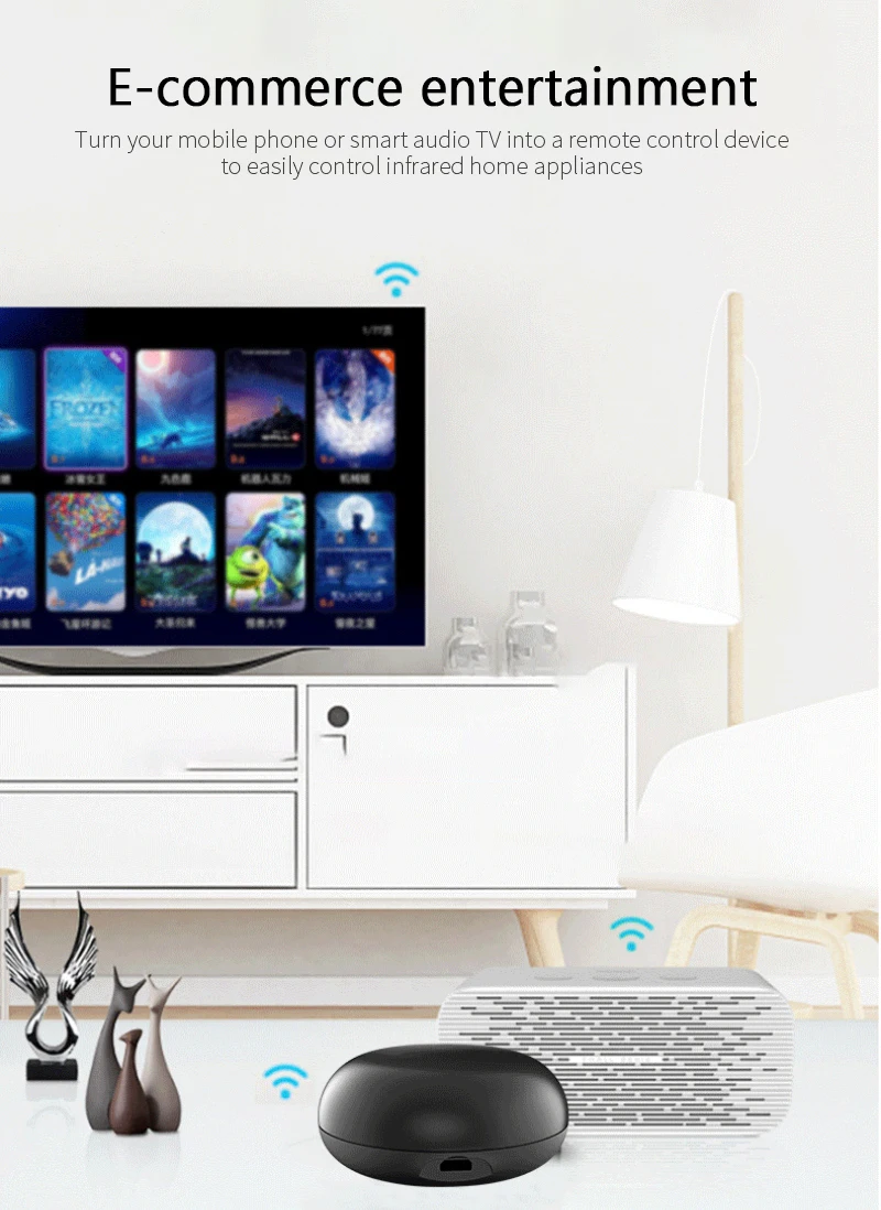 Tuya WiFi-IR Remote IR Control Hub Wi-Fi(2.4Ghz) Enabled Infrared Universal Remote Controller For Air Conditioner Smart Life APP
Tuya WiFi-IR Remote IR Control Hub Wi-Fi(2.4Ghz) Enabled Infrared Universal Remote Controller For Air Conditioner Smart Life APP