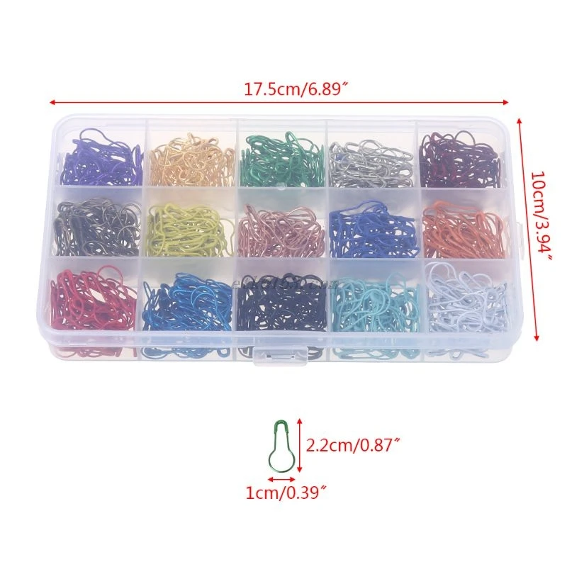 750pcs/box Calabash Gourd Shape Metal Security Safety Pins Clips Knitting Stitch Marker Tag Pin
750pcs/box Calabash Gourd Shape Metal Security Safety Pins Clips Knitting Stitch Marker Tag Pin
