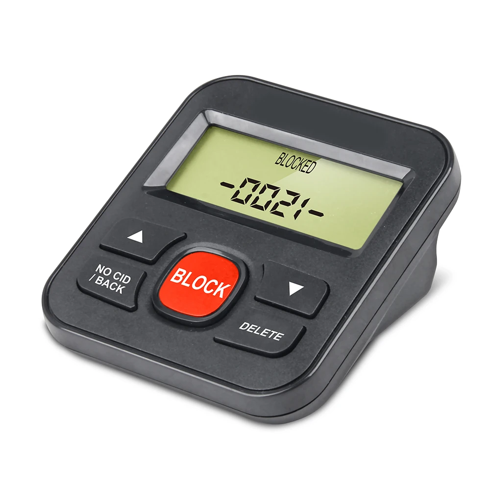 Caller ID Box Call Blocker Stop Nuisance Calls Devices Call ID LCD Screen Display 4000 Numbers Capacity Stoping All Cold Calls
Caller ID Box Call Blocker Stop Nuisance Calls Devices Call ID LCD Screen Display 4000 Numbers Capacity Stoping All Cold Calls